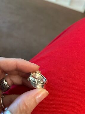 Silver Plated  Floral  Ring -